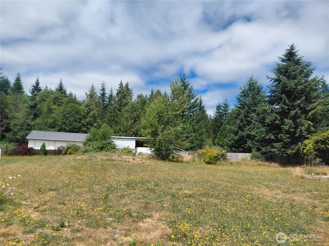 134 St Lawrence Dr, Onalaska, WA 98570 - view of yard with a forest view