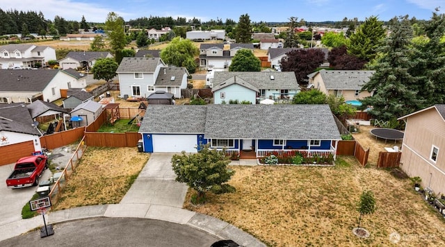 16228 Curry Ct SE, Yelm, WA 98597 - aerial perspective of suburban area