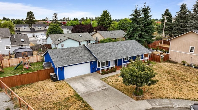 16228 Curry Ct SE, Yelm, WA 98597 - aerial view of residential area