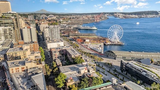 1507 Western Ave Unit R203, Seattle, WA 98101 - view of urban area featuring a water and mountain view and a notable bridge