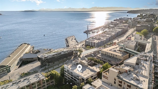 1507 Western Ave Unit R203, Seattle, WA 98101 - aerial view of property's location featuring a large body of water
