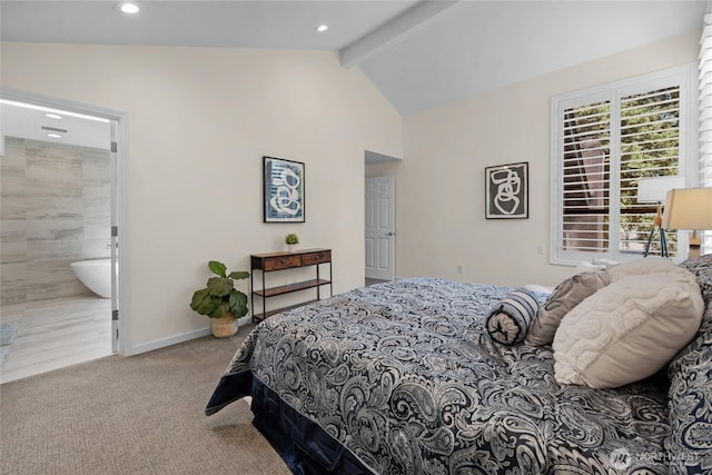 2109 130th Pl SE, Bellevue, WA 98005 - carpeted bedroom featuring recessed lighting and ensuite bath