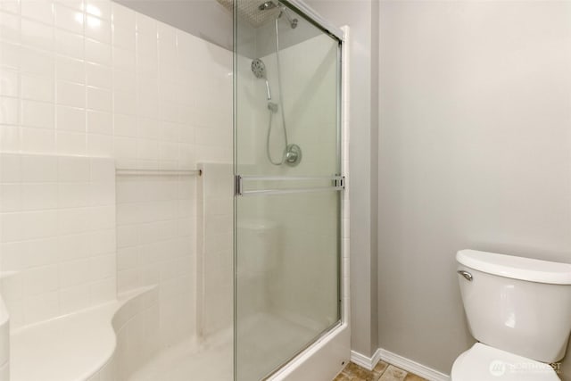 6409 Francis Ave SE, Auburn, WA 98092 - bathroom featuring toilet and an enclosed shower