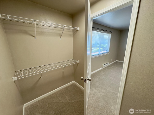 1626 Grant Ave S Unit E202, Renton, WA 98055 - spacious closet featuring carpet floors and a baseboard radiator