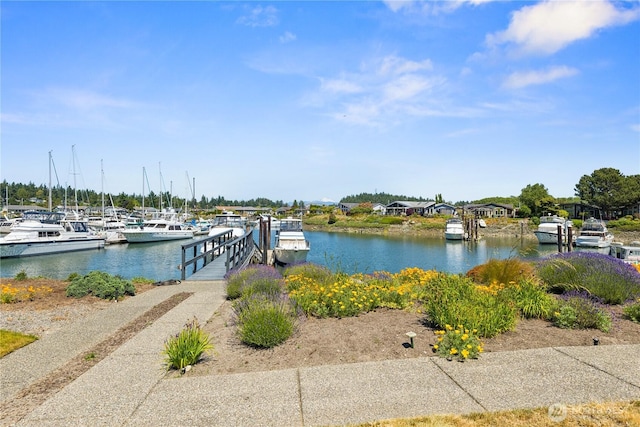 882 Shoshone Dr, La Conner, WA 98257 - dock featuring a water view