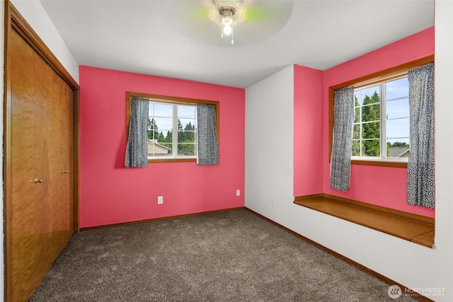 105 Clearview Cir, Chehalis, WA 98532 - unfurnished bedroom with carpet, a closet, and ceiling fan