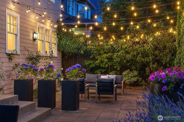 3202 Hunter Blvd S, Seattle, WA 98144 - view of patio / terrace featuring an outdoor living space