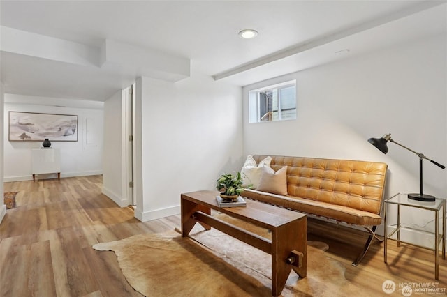 2233 2nd Ave W, Seattle, WA 98119 - living room featuring light wood-style floors and recessed lighting