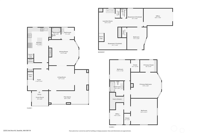 2233 2nd Ave W, Seattle, WA 98119 - view of home floor plan