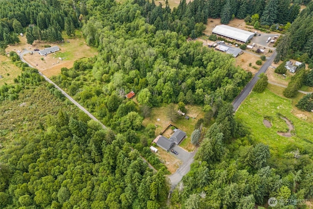 174 Skinner Rd, Chehalis, WA 98532 - view of property location featuring a heavily wooded area