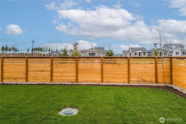 20625 153rd St E, Bonney Lake, WA 98391 - fenced backyard featuring a residential view