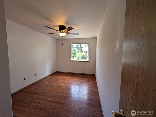 15730 91st Way SE, Yelm, WA 98597 - empty room with wood finished floors and ceiling fan