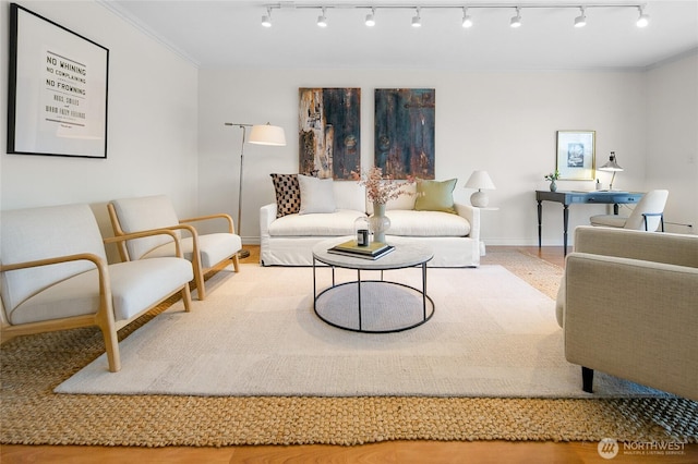 2501 Canterbury Ln E Unit 221, Seattle, WA 98112 - living room with rail lighting and crown molding