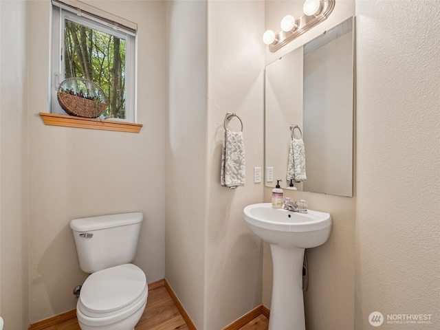 11403 SE 171st St, Renton, WA 98055 - half bath with toilet and wood finished floors