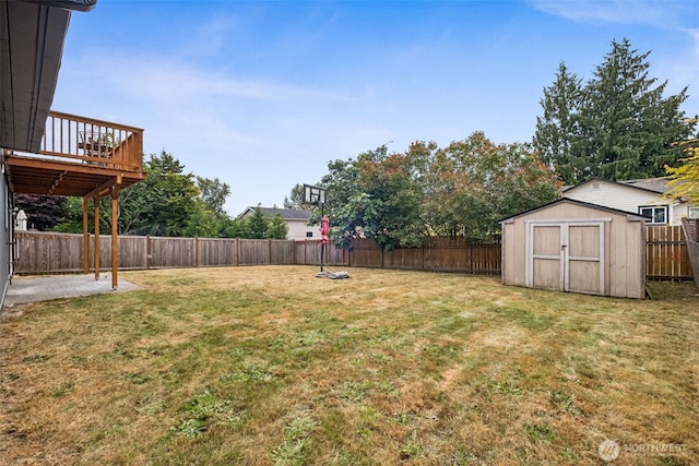 24405 24th Ave S, Des Moines, WA 98198 - fenced backyard featuring a shed and a patio area
