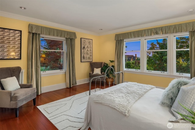 1617 Federal Ave E, Seattle, WA 98102 - bedroom with crown molding and wood finished floors