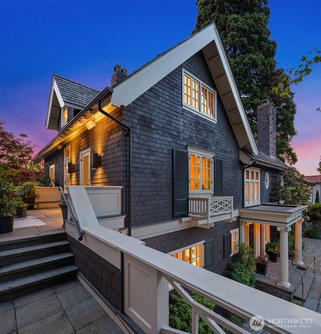 1617 Federal Ave E, Seattle, WA 98102 - view of property exterior featuring a chimney
