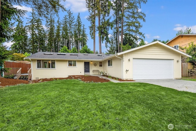 108 151st Pl SE, Lynnwood, WA 98087 - ranch-style house featuring concrete driveway and an attached garage