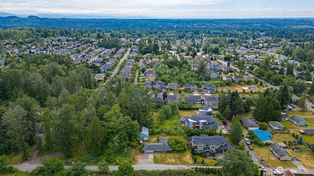 5735 NE 8th St, Renton, WA 98059 - aerial view of residential area featuring a heavily wooded area