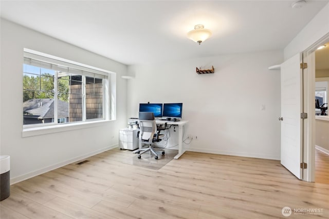 13218 106th Pl NE, Kirkland, WA 98034 - office featuring wood finished floors and baseboards