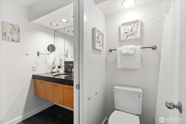 732 11th Ave E Unit 404, Seattle, WA 98102 - full bathroom featuring vanity and recessed lighting