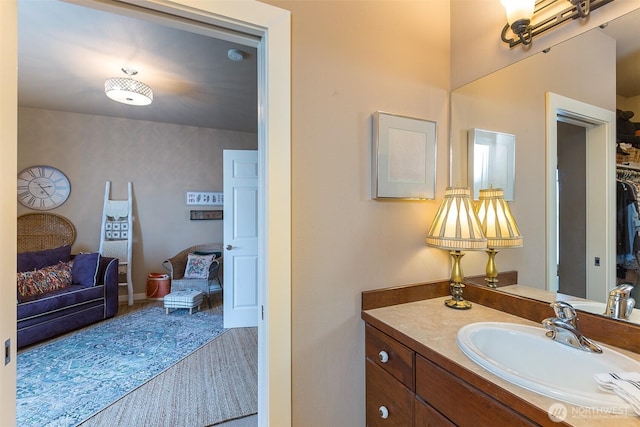 1901 W Hamilton Way, Port Angeles, WA 98363 - bathroom with ensuite bath and vanity