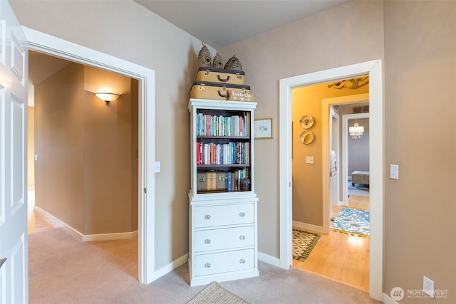 1901 W Hamilton Way, Port Angeles, WA 98363 - hall with carpet floors and baseboards