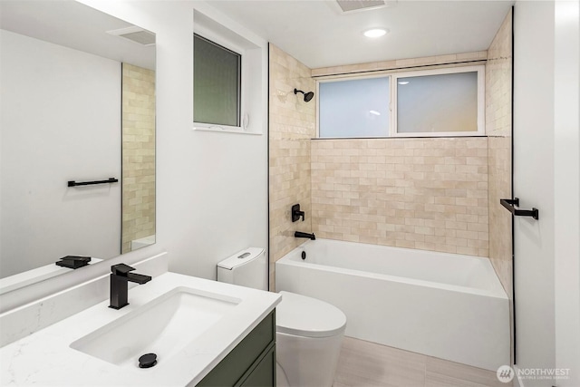727 18th Ave, Seattle, WA 98122 - full bathroom featuring vanity and bathing tub / shower combination