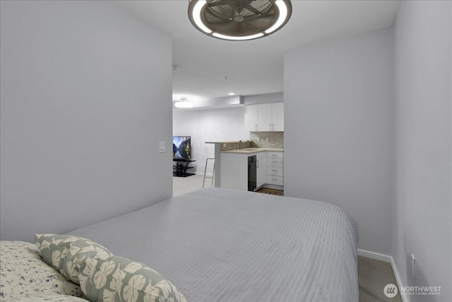 425 Vine St Unit 614, Seattle, WA 98121 - bedroom featuring bar with sink and wine cooler