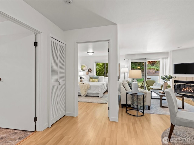 5225 50th Ave NE Unit 103, Seattle, WA 98105 - hall featuring plenty of natural light and light wood-style flooring