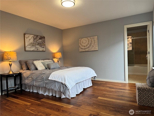 16486 SE 46th Ct, Bellevue, WA 98006 - bedroom with baseboards and wood finished floors