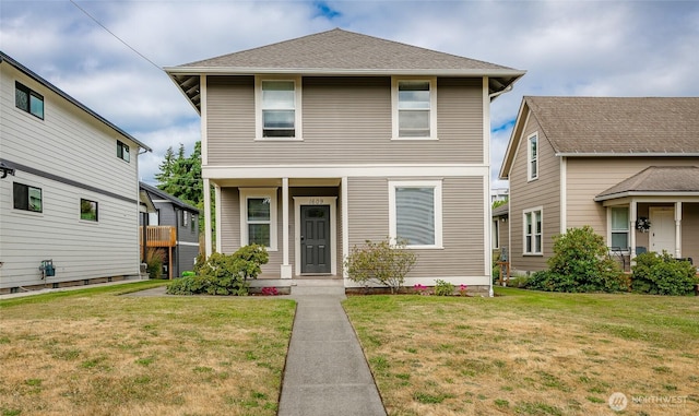 1609 Humboldt St, Bellingham, WA 98225 - view of front of home featuring a front lawn