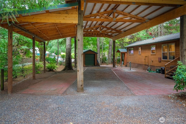 1546 Reservation Rd SE Unit 62, Olympia, WA 98513 - view of patio featuring a shed