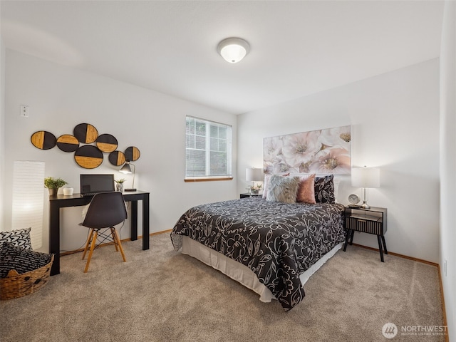 36261 23rd Pl S, Federal Way, WA 98003 - carpeted bedroom featuring baseboards and an office area