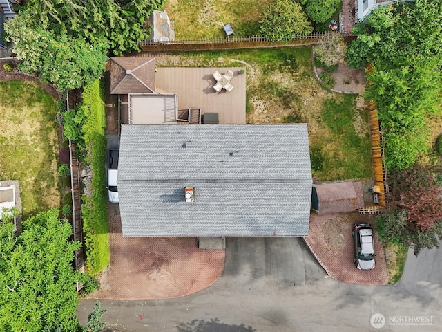 17837 Ashworth Ave N, Shoreline, WA 98133 - view from above of property