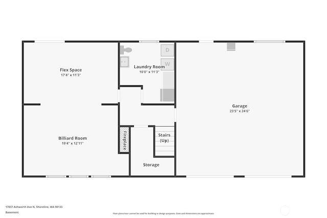 17837 Ashworth Ave N, Shoreline, WA 98133 - view of home floor plan
