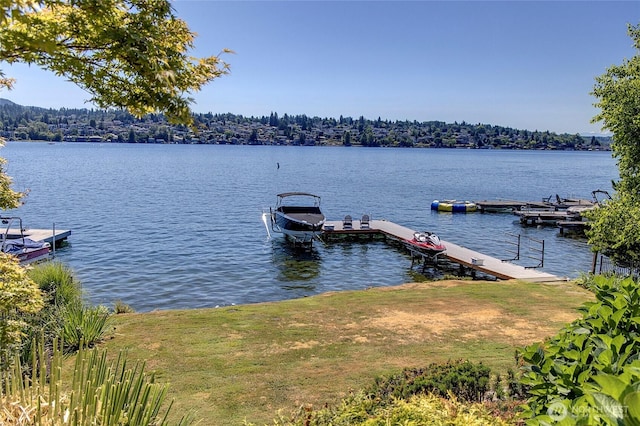 8066 Avalon Pl, Mercer Island, WA 98040 - dock area with a water view