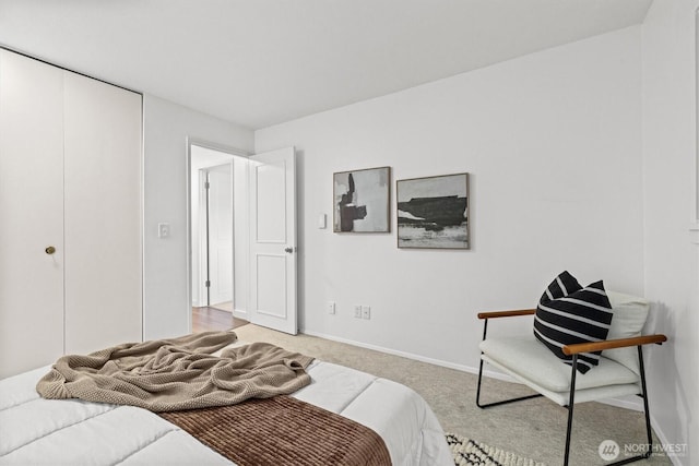 4545 Sand Point Way NE Unit 806, Seattle, WA 98105 - bedroom featuring light colored carpet and a closet