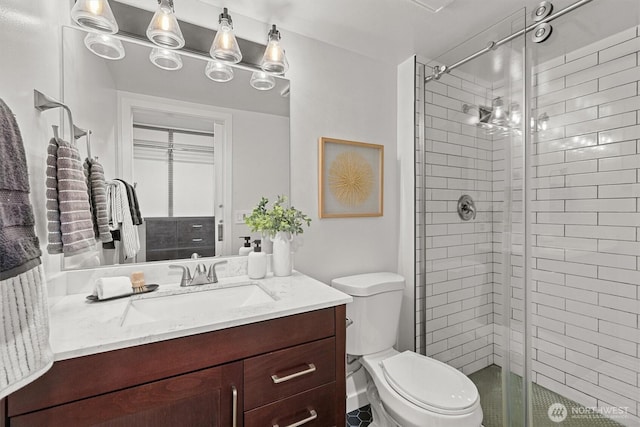 4545 Sand Point Way NE Unit 806, Seattle, WA 98105 - bathroom featuring a shower stall and vanity