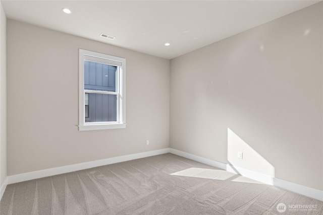 14449 133rd Pl NE, Woodinville, WA 98072 - spare room with carpet flooring and recessed lighting