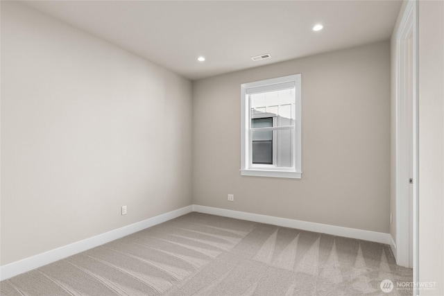 14449 133rd Pl NE, Woodinville, WA 98072 - unfurnished room featuring light carpet and recessed lighting