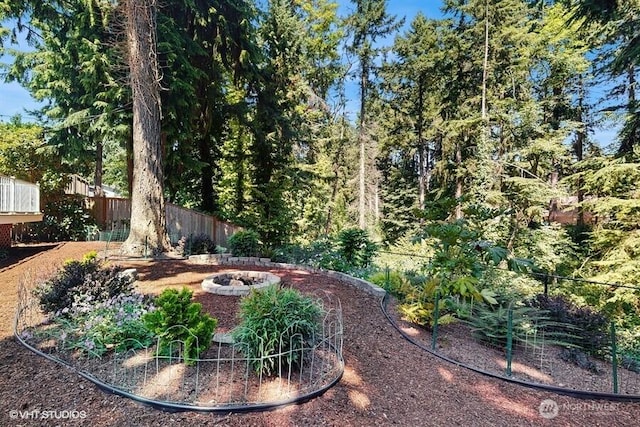 33700 33rd Pl SW, Federal Way, WA 98023 - view of yard with an outdoor fire pit