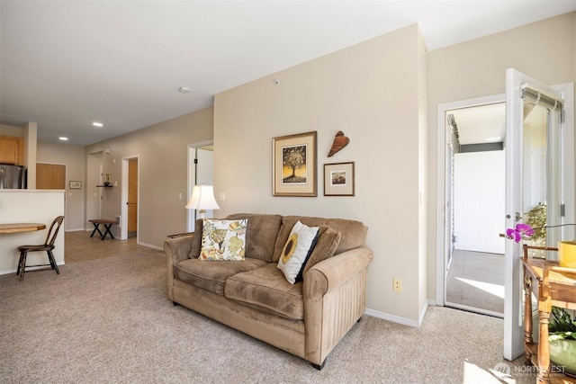 516 Darby Dr Unit 207, Bellingham, WA 98226 - living area with light carpet and recessed lighting
