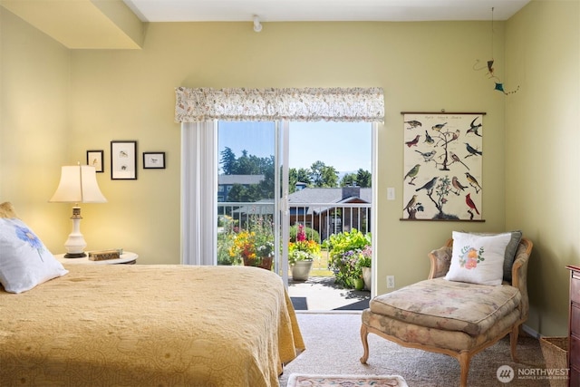 516 Darby Dr Unit 207, Bellingham, WA 98226 - bedroom featuring access to outside and carpet flooring