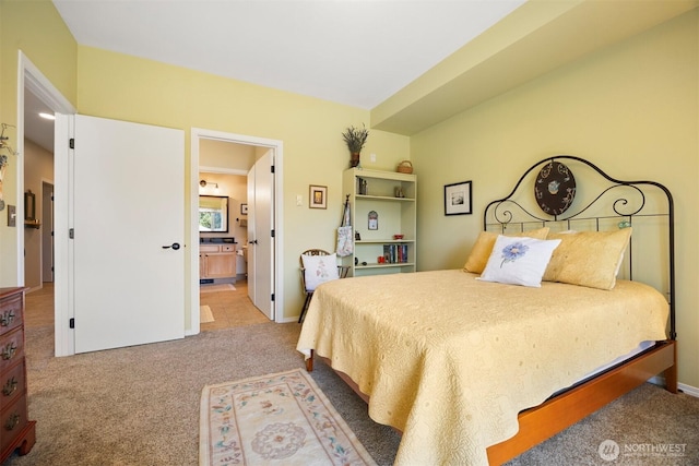 516 Darby Dr Unit 207, Bellingham, WA 98226 - bedroom with carpet and ensuite bathroom