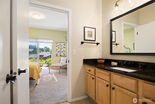 516 Darby Dr Unit 207, Bellingham, WA 98226 - bathroom with vanity and baseboards