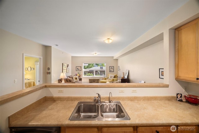 516 Darby Dr Unit 207, Bellingham, WA 98226 - kitchen featuring open floor plan and light countertops