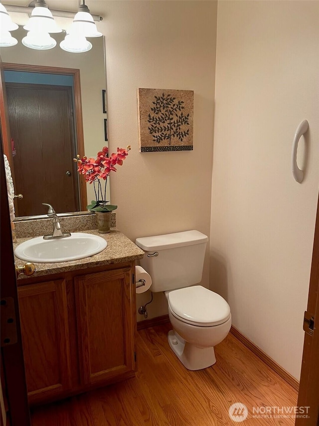 1017 Kelley Ridge Ct, Bellingham, WA 98229 - bathroom featuring wood finished floors and vanity