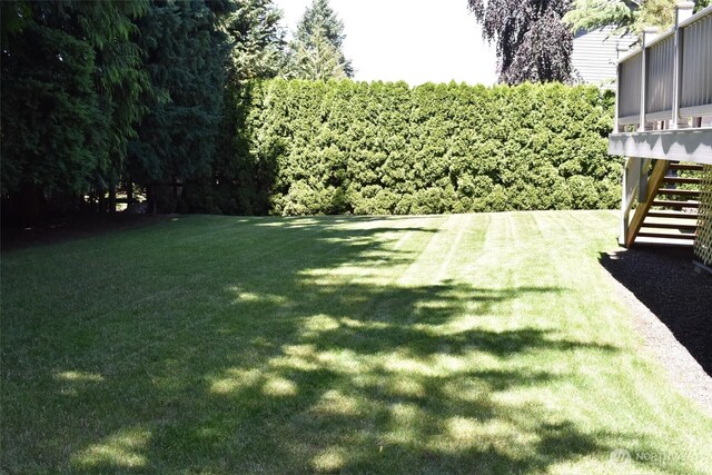 1017 Kelley Ridge Ct, Bellingham, WA 98229 - view of green lawn featuring stairs