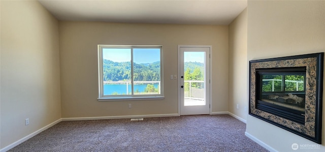 1936 Summit Lake Shore Rd NW, Olympia, WA 98502 - unfurnished living room with carpet